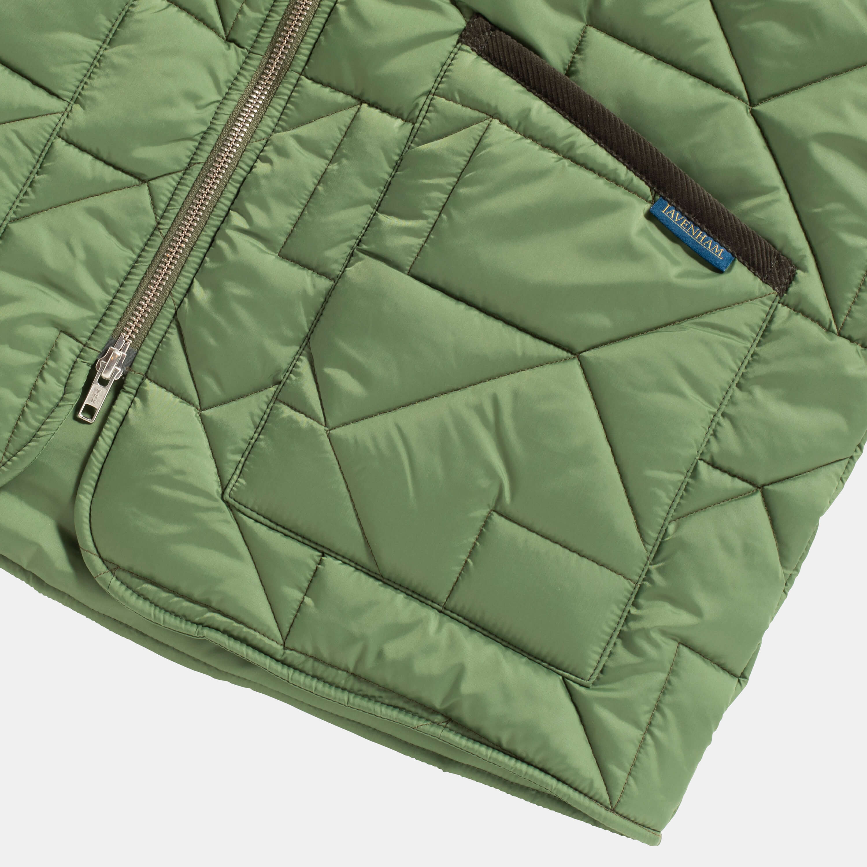 Big Quilt Bomber Gilet - Image 7