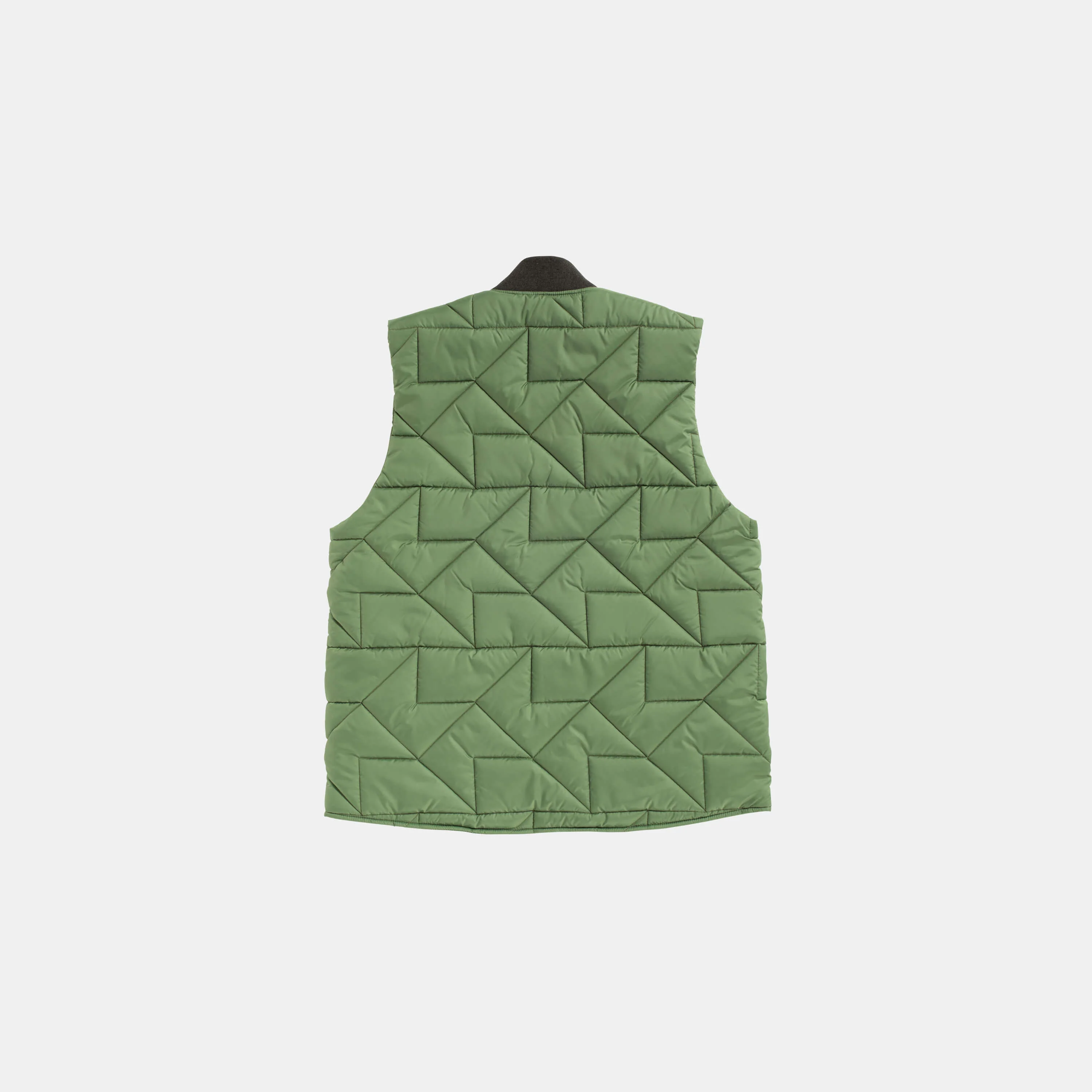 Big Quilt Bomber Gilet - Image 9