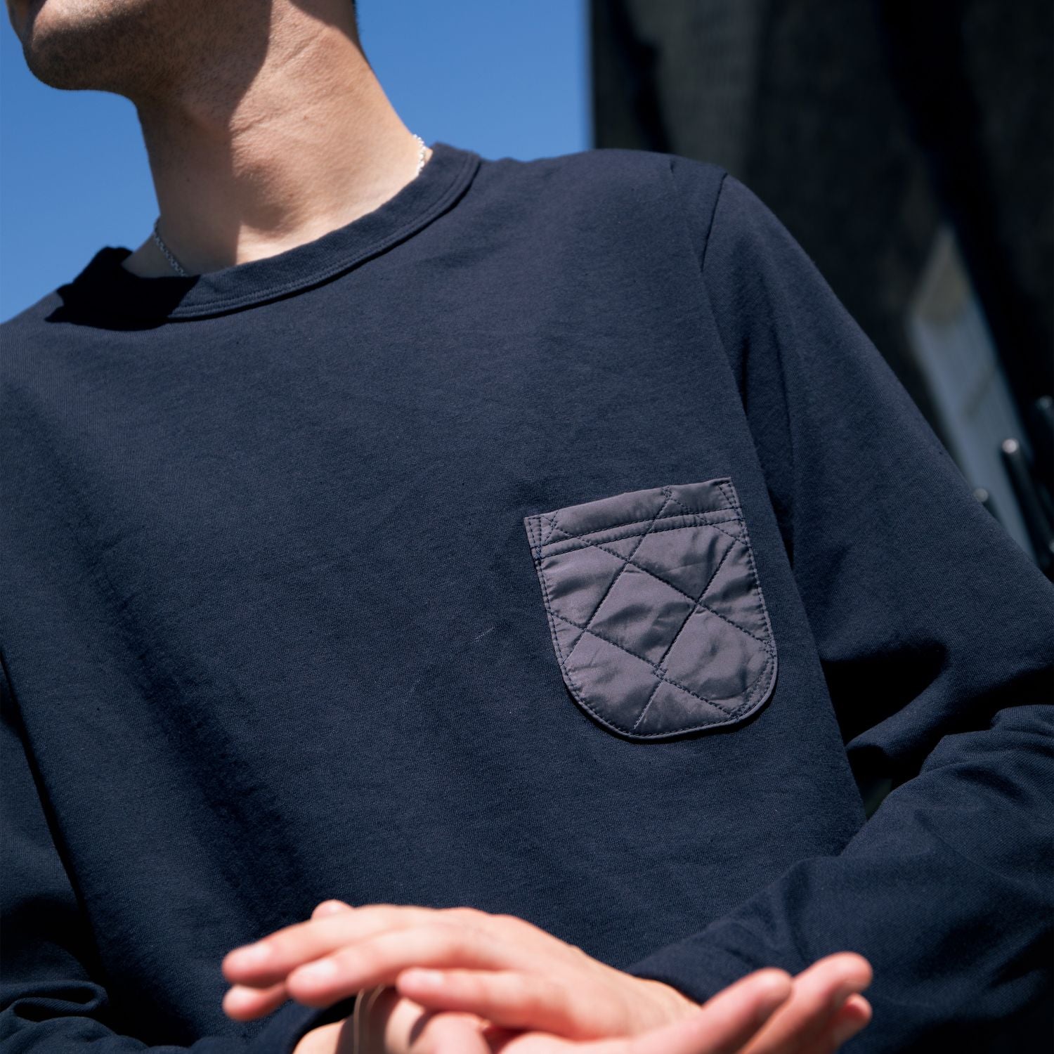 Jackman Lightweight Quilt Pocket L/S Tee - Image 2