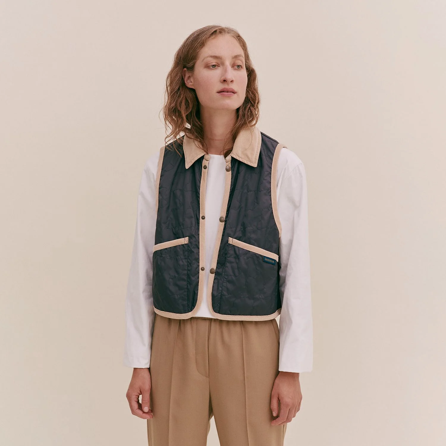 Lightweight Cropped Raydon Gilet - Image 3