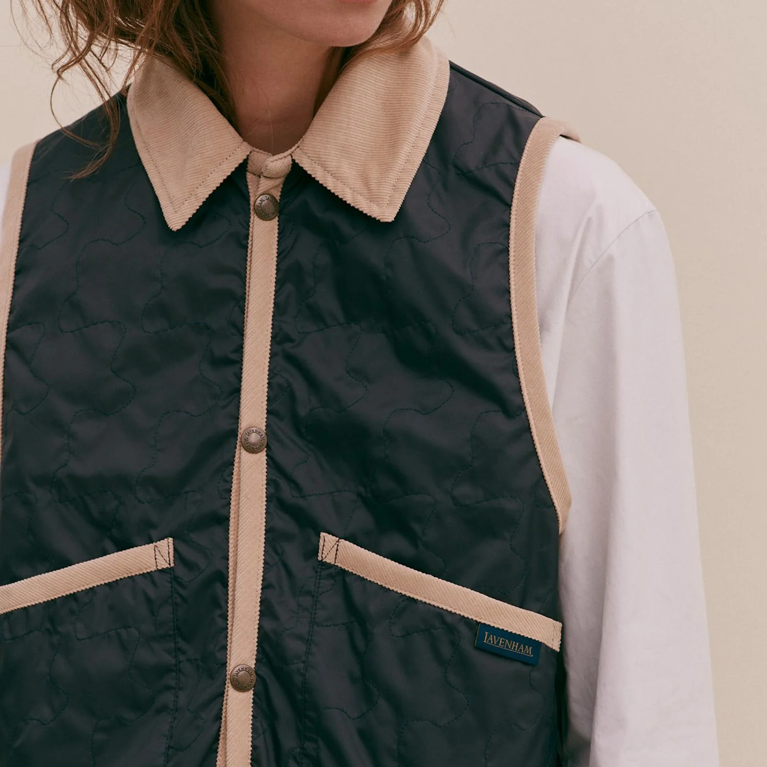 Lightweight Cropped Raydon Gilet - Image 4