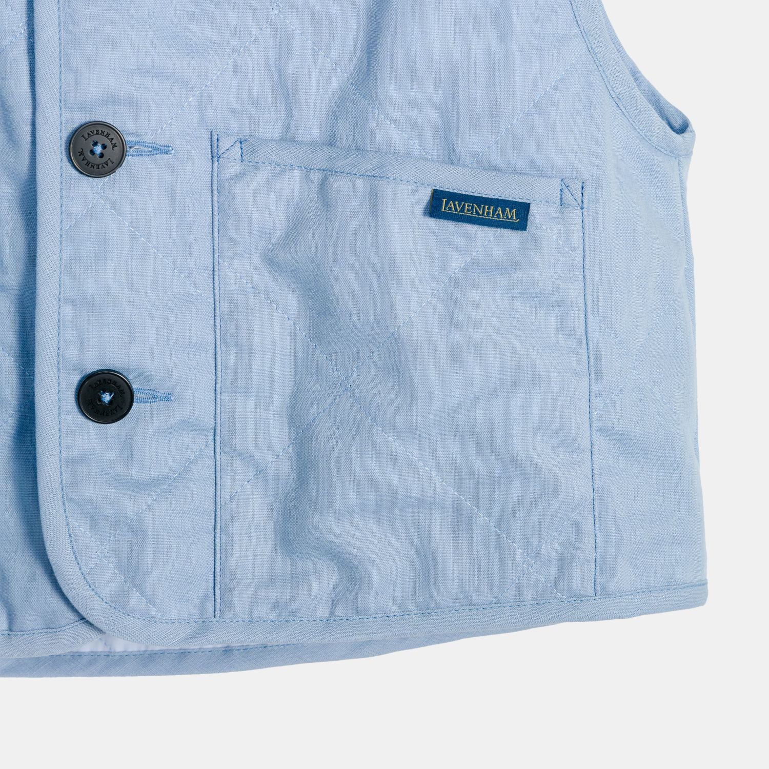 Linen Cotton Cropped Cocoon Thornham - Image 7