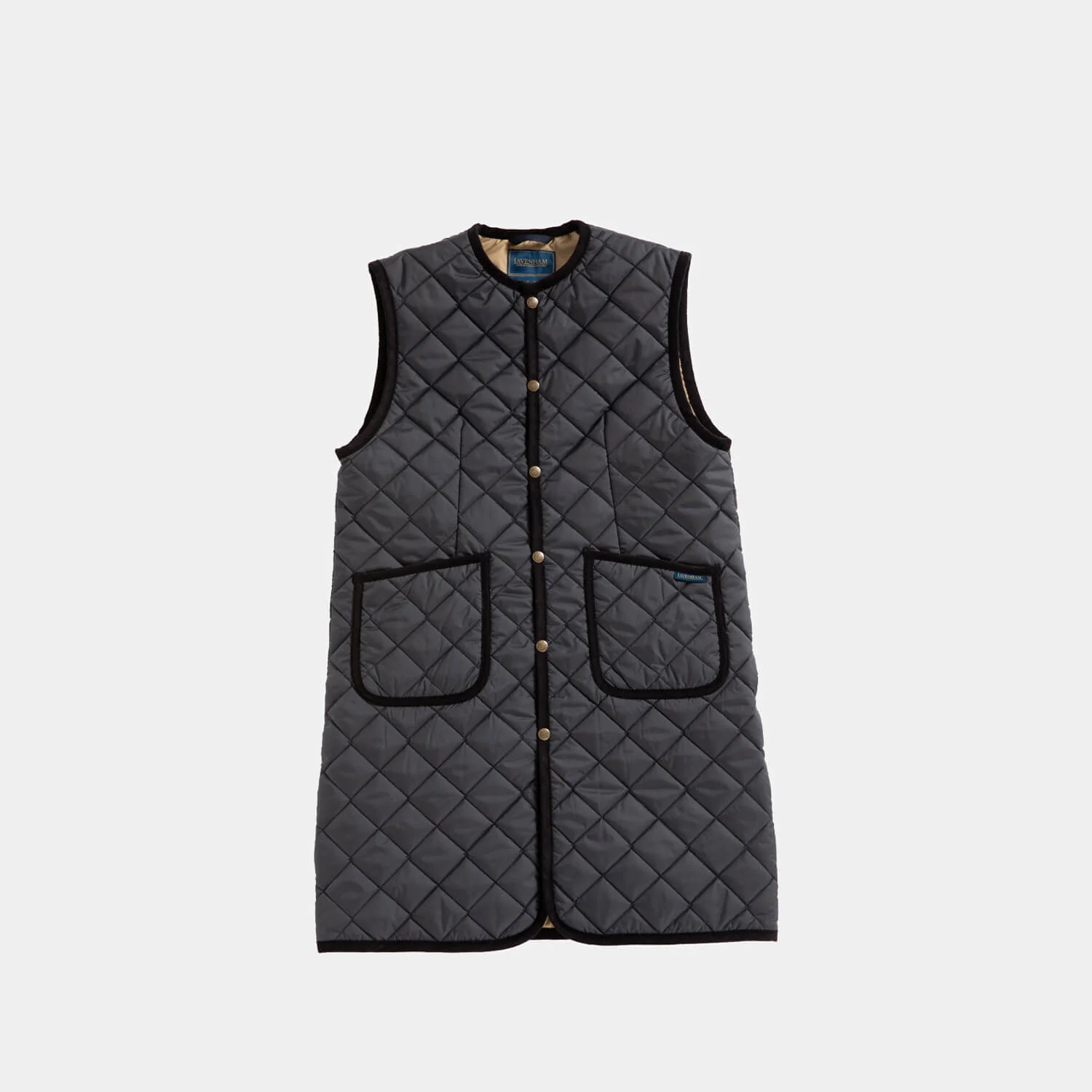 Longline Crew Neck Gilet