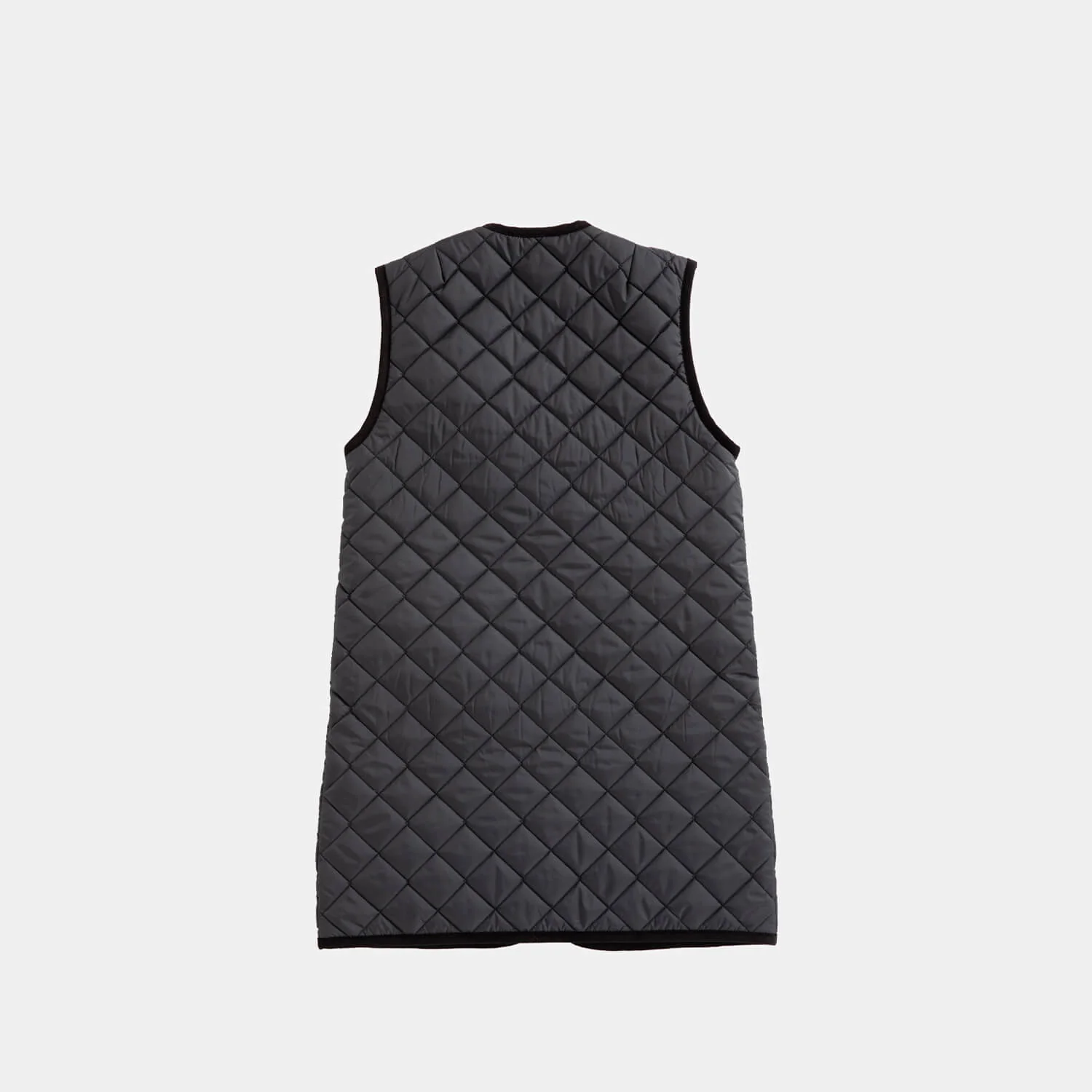 Longline Crew Neck Gilet - Image 7